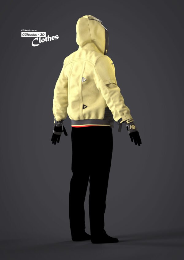 The Jacket 09 - 103 Marvelous Designer and Clo3D - Image 2