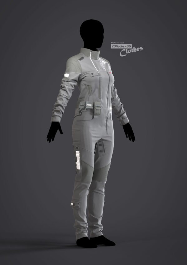 Female Genesis 8 Space Suit 01 - 79 Marvelous Designer and Clo3D