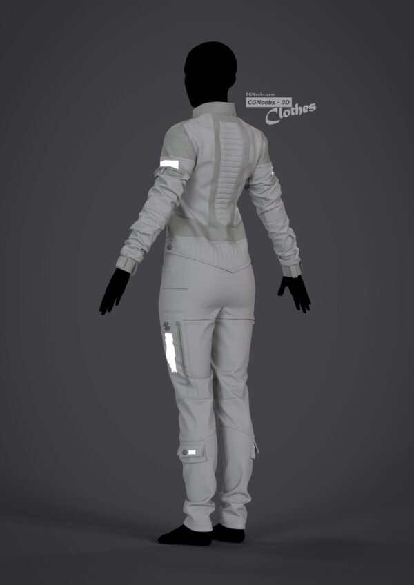 Female Genesis 8 Space Suit 01 - 79 Marvelous Designer and Clo3D - Image 3