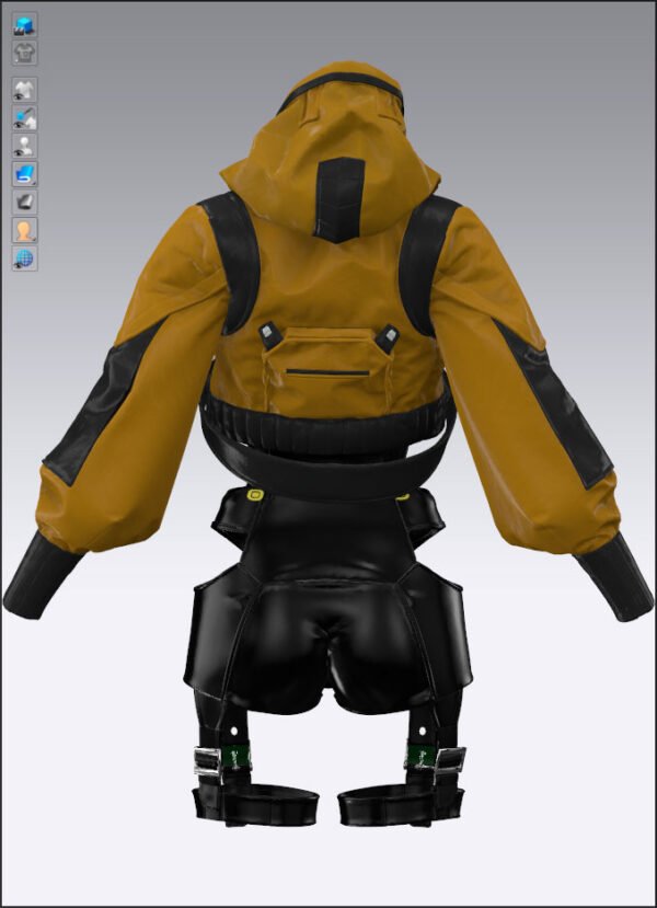 Female 8 Futuristic Outfit - 106 Marvelous Designer and Clo3D - Image 11