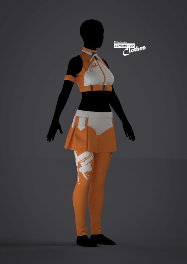 Female Sport Wear 02 - 109 Marvelous Designer and Clo3D