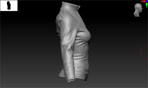 The Jacket 11 - 107A Marvelous Designer and Clo3D Low-poly 3D model - Image 6