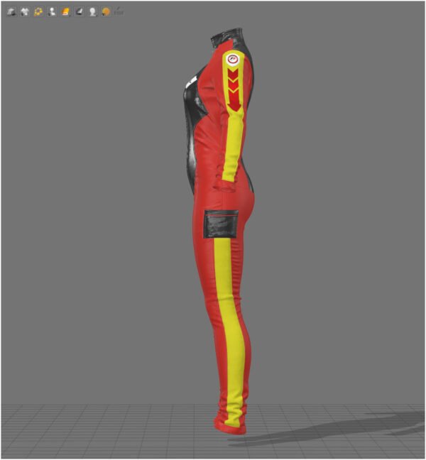 Female Racing Outfit - 113 Marvelous Designer and Clo3D - Image 4