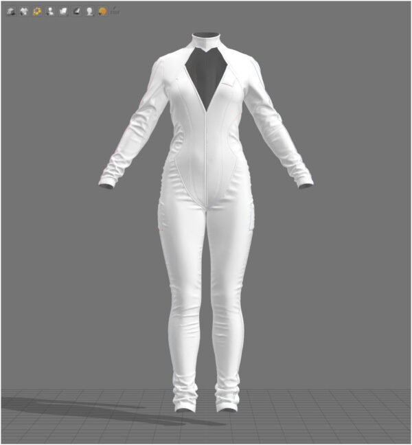 Female Racing Outfit - 113 Marvelous Designer and Clo3D - Image 8